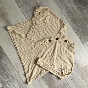 Free People Oversized Quarter Button Up - Size Small